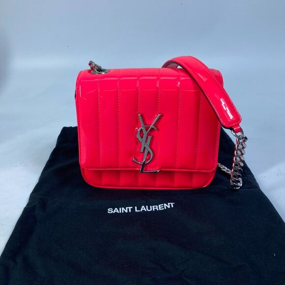SAINT LAURENT Pink Shoulder Bag - Picture 11 of 15